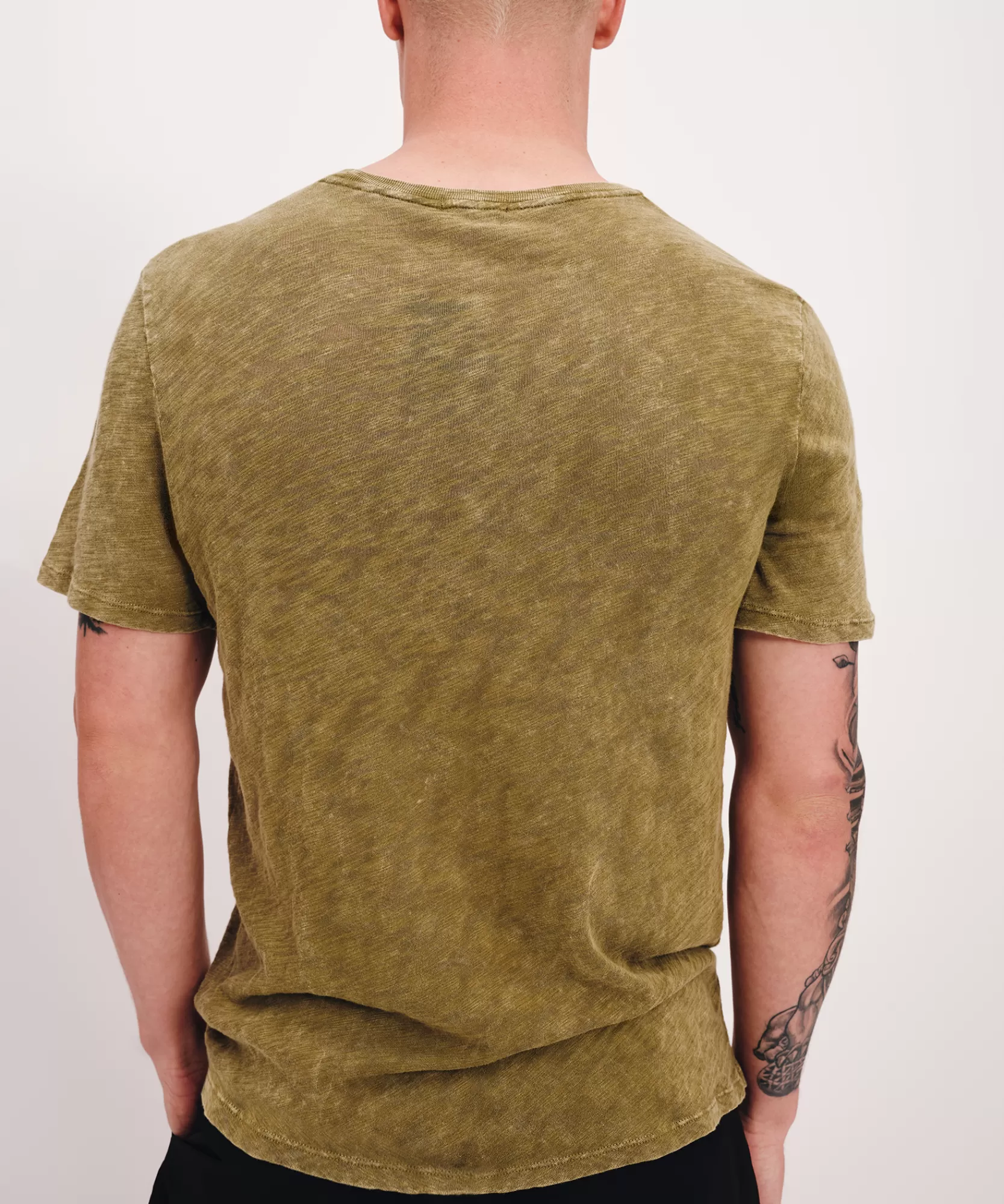 ATM Anthony Thomas Melillo T-Shirts | Slub Jersey With Chroma Wash Short Sleeve Crew Neck Tee -